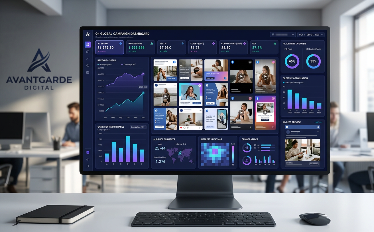 Social media advertising campaign dashboard demo